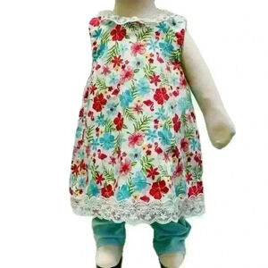 Little Me Child Size 18 Months MultiColor Flamingo Two-Piece Outfit